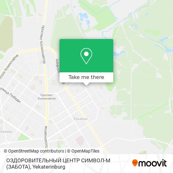 ОЗДОРОВИТЕЛЬНЫЙ ЦЕНТР СИМВОЛ-М (ЗАБОТА) map