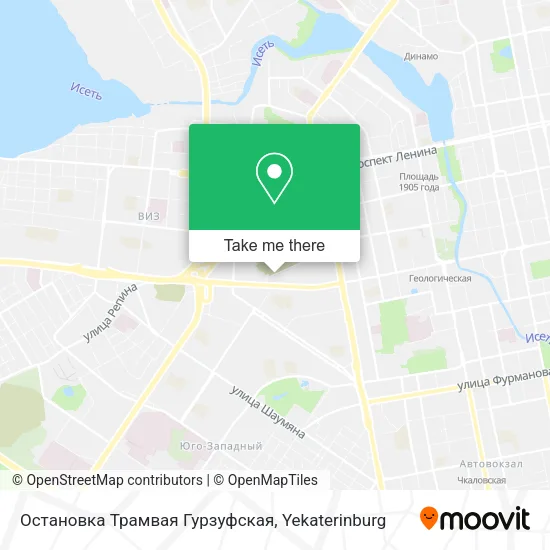 Остановка Трамвая Гурзуфская map
