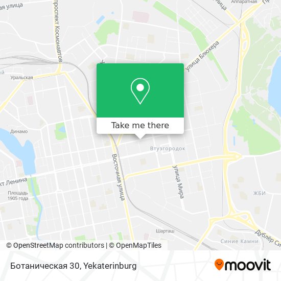 Ботаническая 30 map