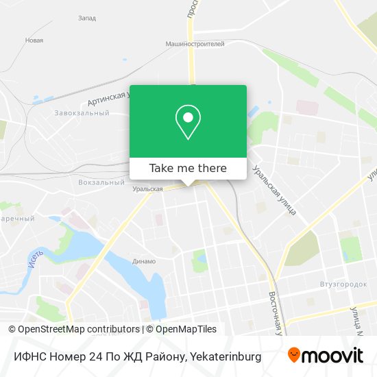 ИФНС Номер 24 По ЖД Району map