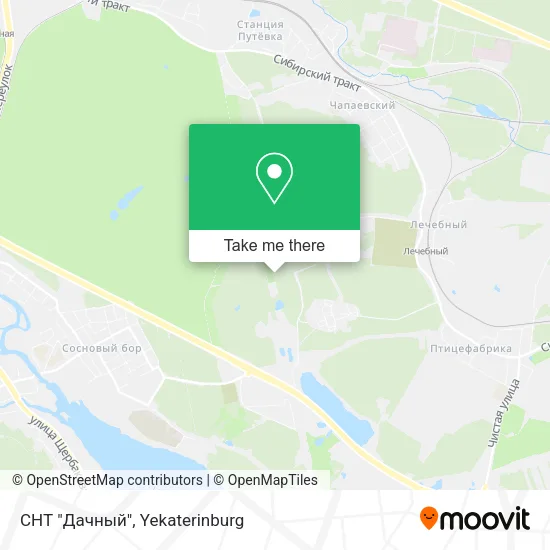 СНТ "Дачный" map