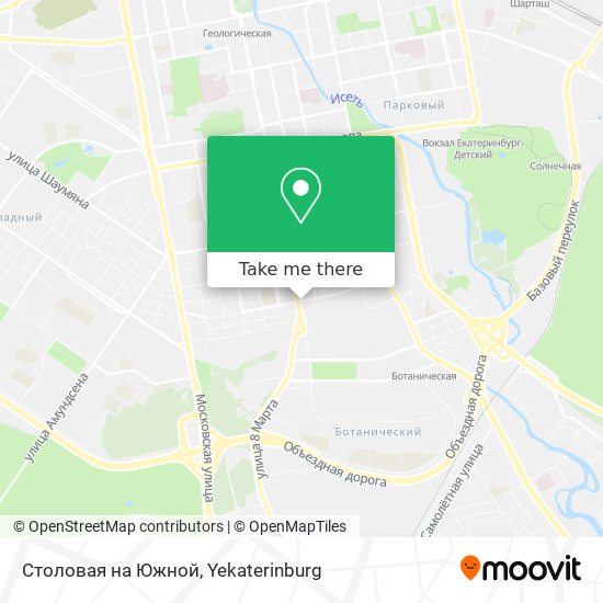 Столовая на Южной map