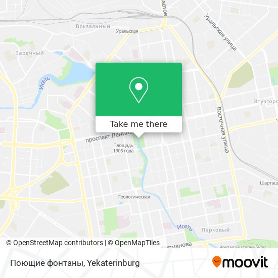 Поющие фонтаны map