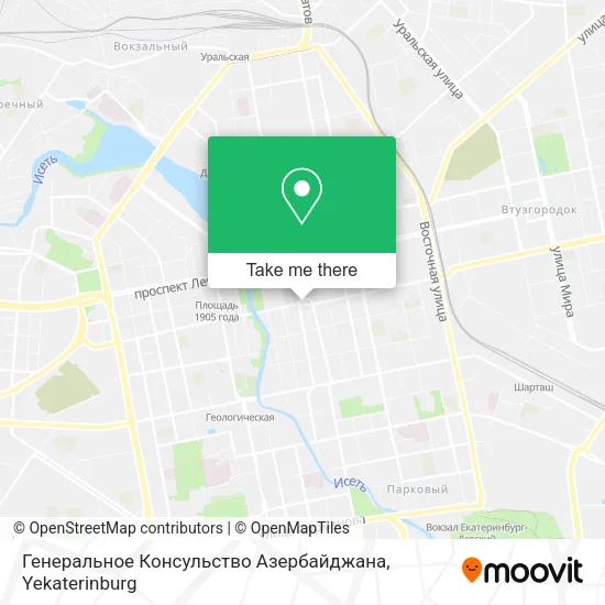 Генеральное Консульство Азербайджана map