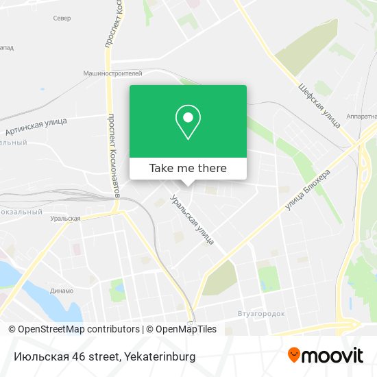 Июльская 46 street map
