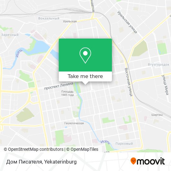 Дом Писателя map