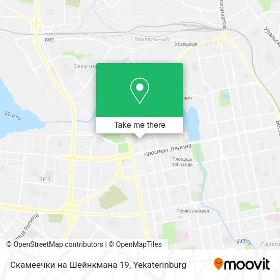 Скамеечки на Шейнкмана 19 map