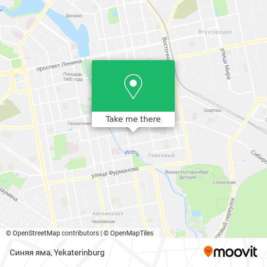 Синяя яма map