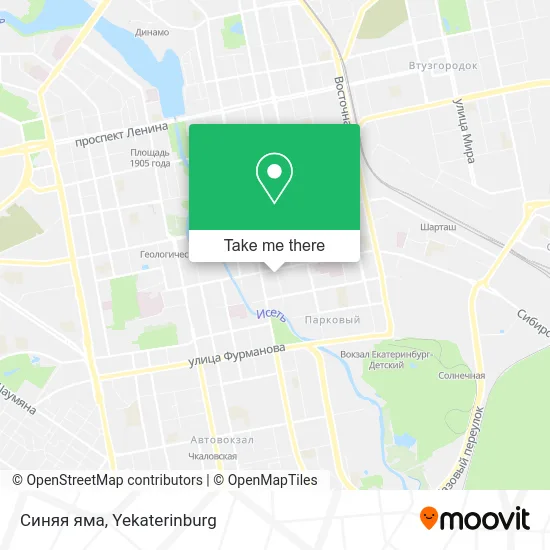 Синяя яма map