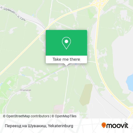 Переезд на Шувакиш map
