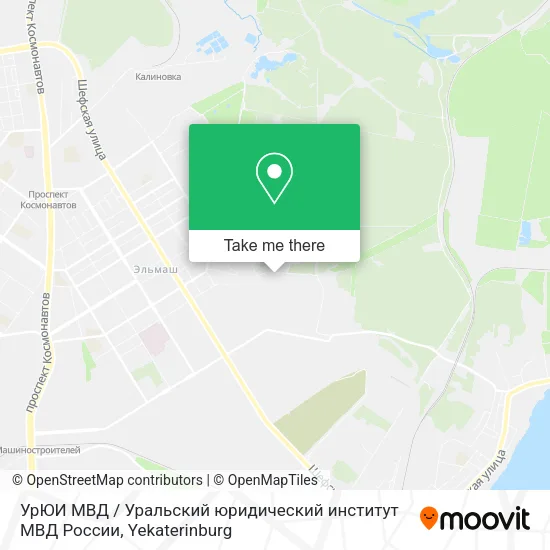 УрЮИ МВД / Уральский юридический институт МВД России map