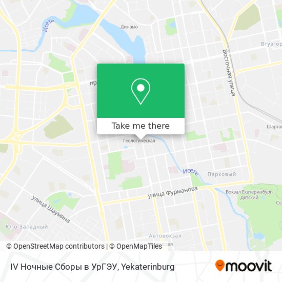 IV Ночные Сборы в УрГЭУ map