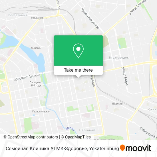 Семейная Клиника УГМК-Здоровье map