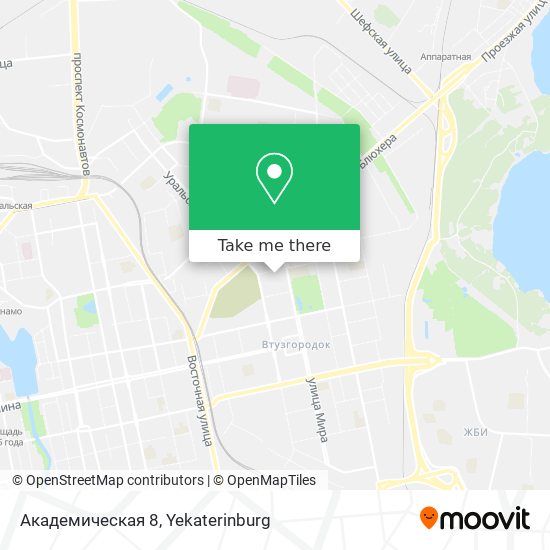 Академическая 8 map