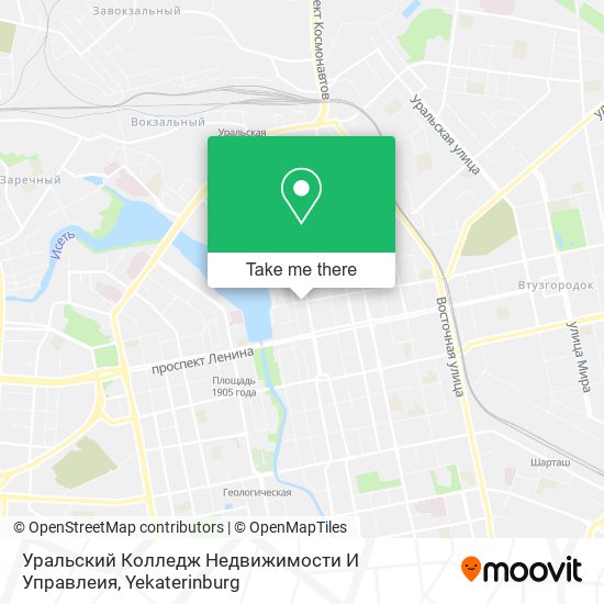 Уральский Колледж Недвижимости И Управлеия map