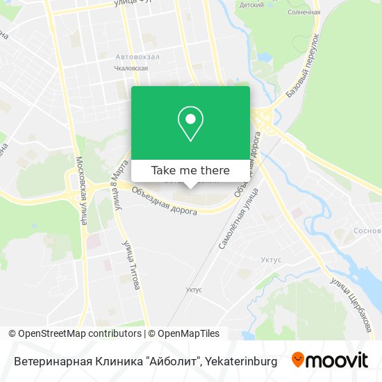 Ветеринарная Клиника "Айболит" map