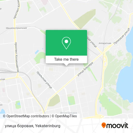 улица боровая map