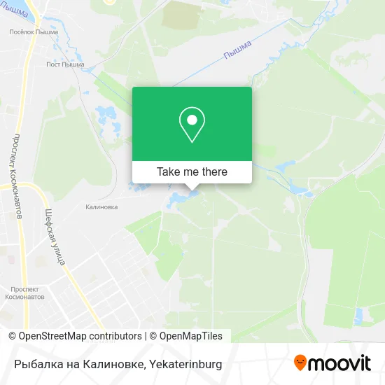 Рыбалка на Калиновке map