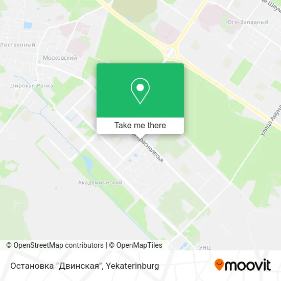 Остановка "Двинская" map