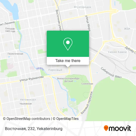 Восточная, 232 map