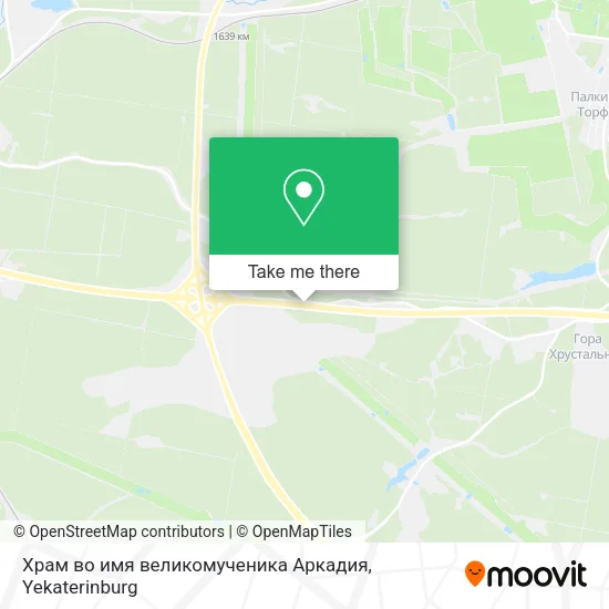 Храм во имя великомученика Аркадия map