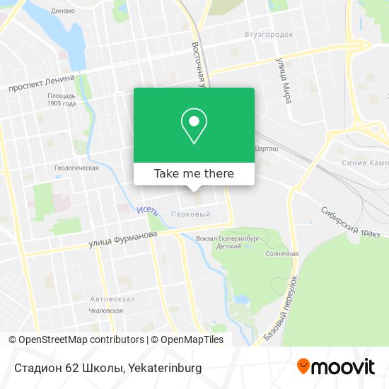 Стадион 62 Школы map