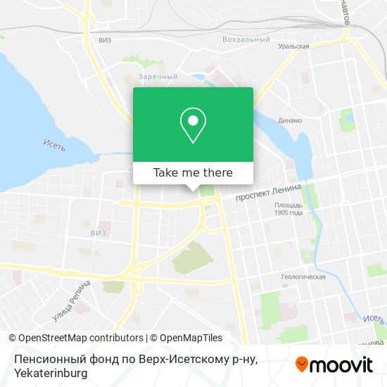 Пенсионный фонд по Верх-Исетскому р-ну map