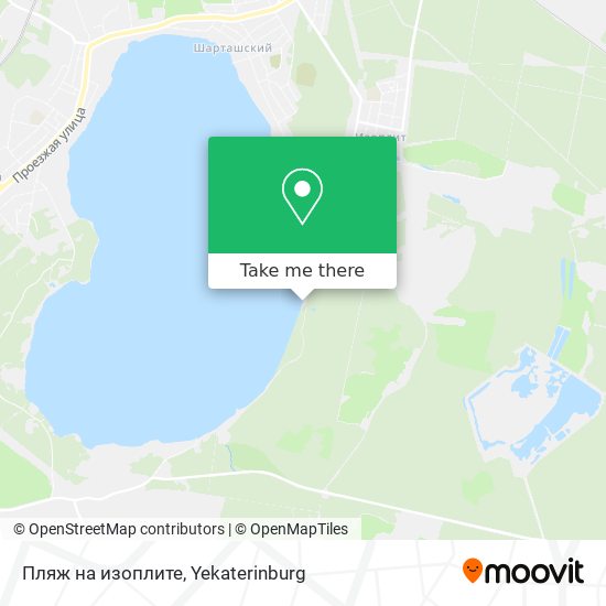 Пляж на изоплите map