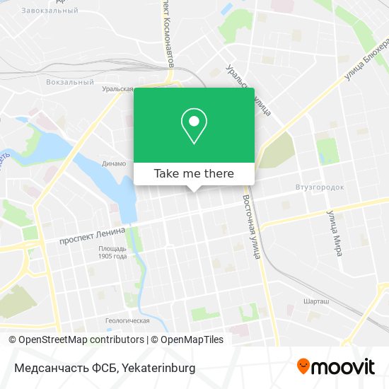 Медсанчасть ФСБ map