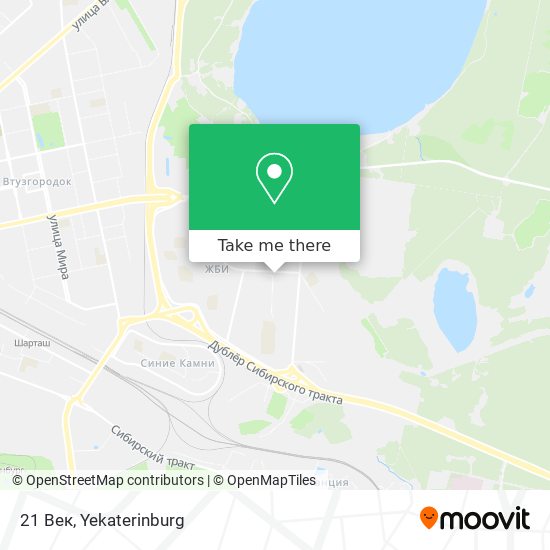 21 Век map