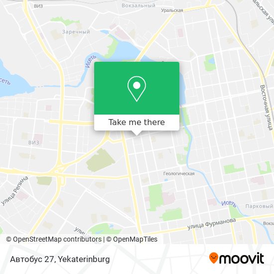 Автобус 27 map