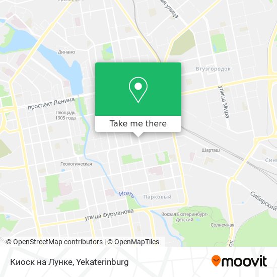 Киоск на Лунке map