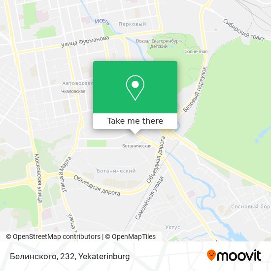 Белинского, 232 map