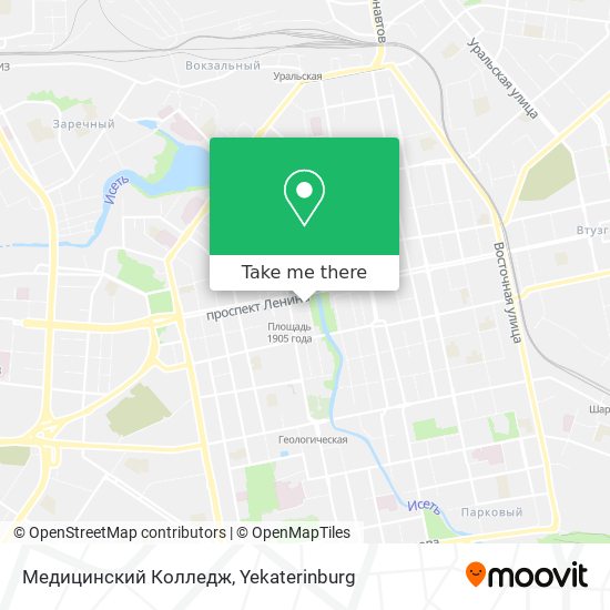Медицинский Колледж map