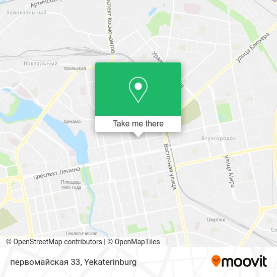 первомайская 33 map