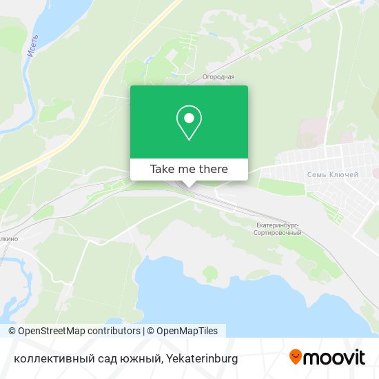 коллективный сад южный map