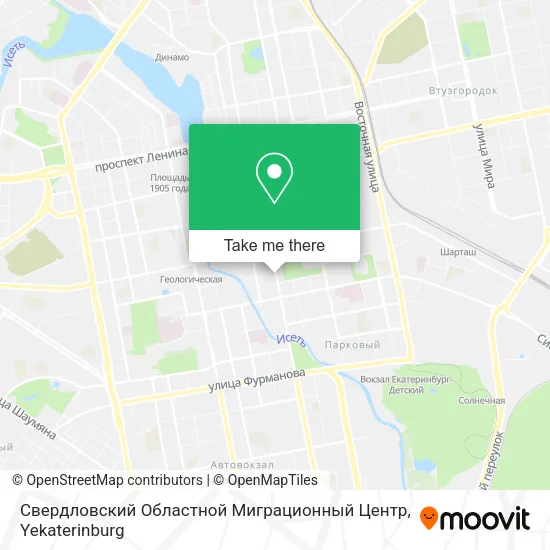 Свердловский Областной Миграционный Центр map