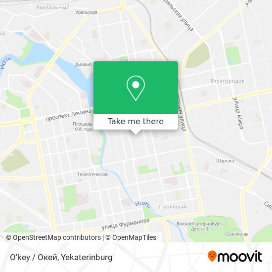O'key / Окей map