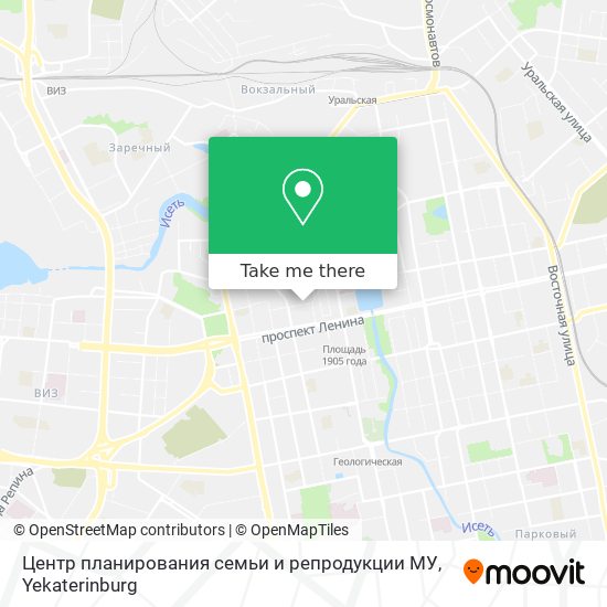 Центр планирования семьи и репродукции МУ map