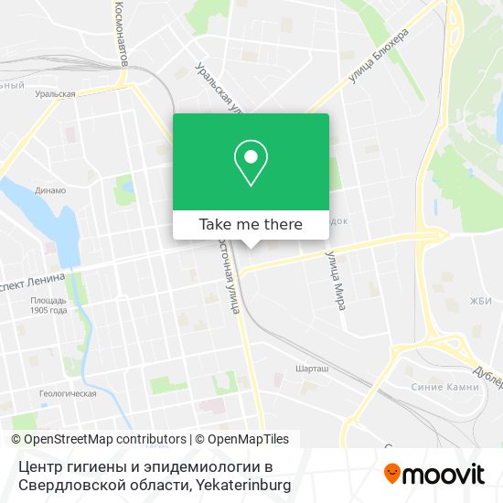 Центр гигиены и эпидемиологии в Свердловской области map