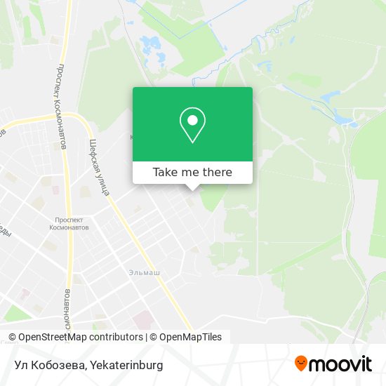 Ул Кобозева map