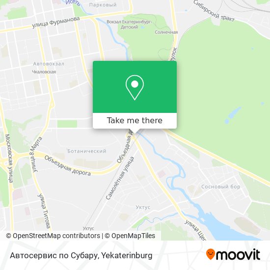 Автосервис по Субару map