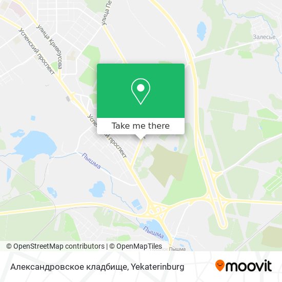 Александровское кладбище map