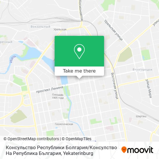 Консульство Республики Болгария / Консулство На Република България map
