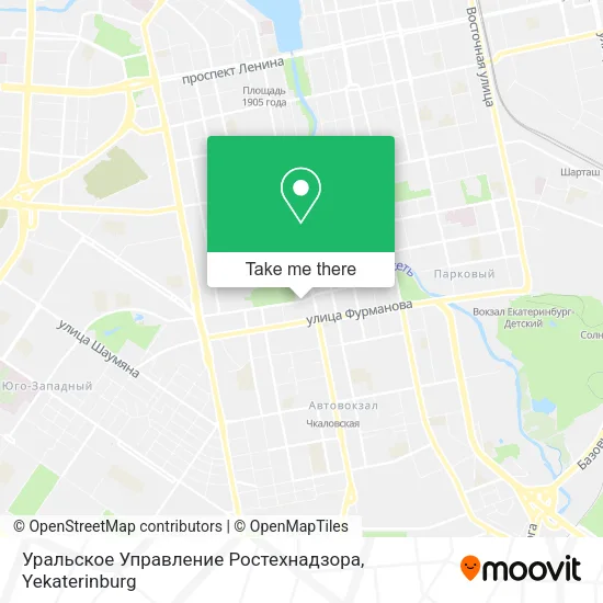 Уральское Управление Ростехнадзора map