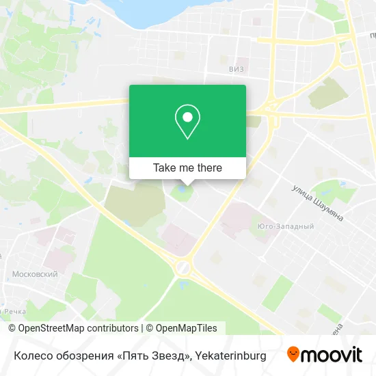 Колесо обозрения «Пять Звезд» map