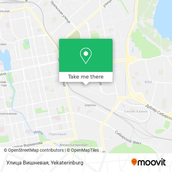 Улица Вишневая map