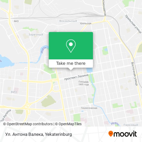 Ул. Антона Валека map