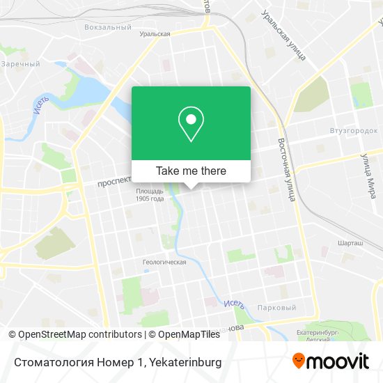 Стоматология Номер 1 map