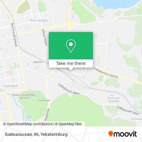 Байкальская, 46 map